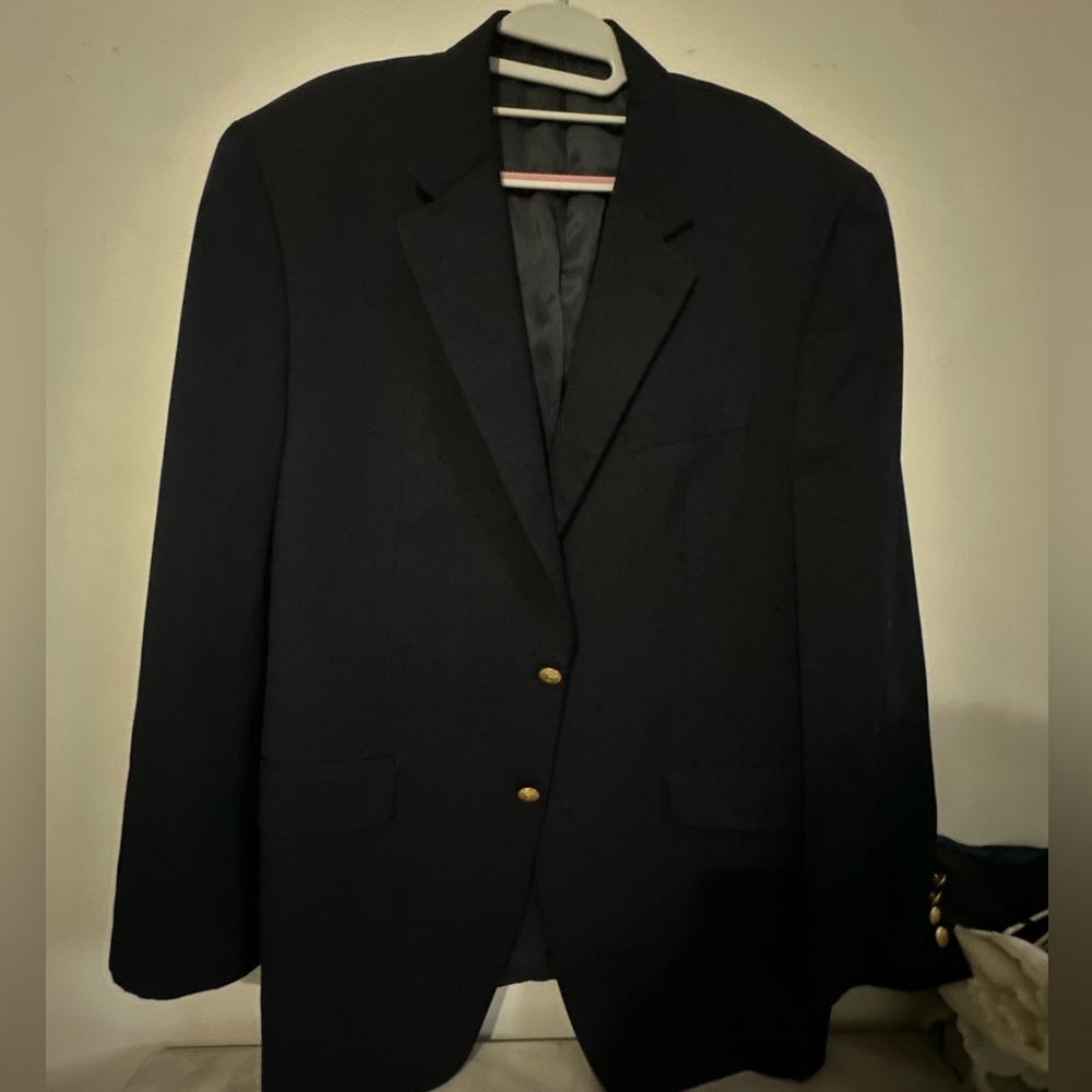 Ralph Lauren Navy Blazer with Gold Buttons